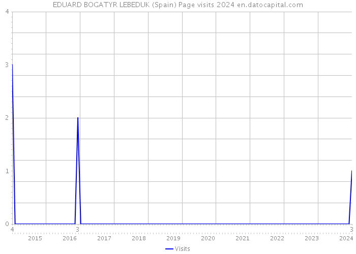 EDUARD BOGATYR LEBEDUK (Spain) Page visits 2024 