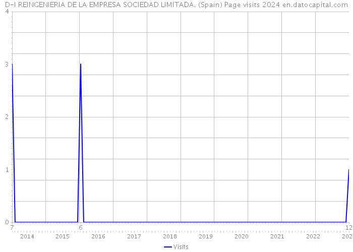 D-I REINGENIERIA DE LA EMPRESA SOCIEDAD LIMITADA. (Spain) Page visits 2024 