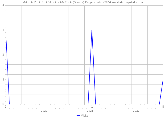 MARIA PILAR LANUZA ZAMORA (Spain) Page visits 2024 
