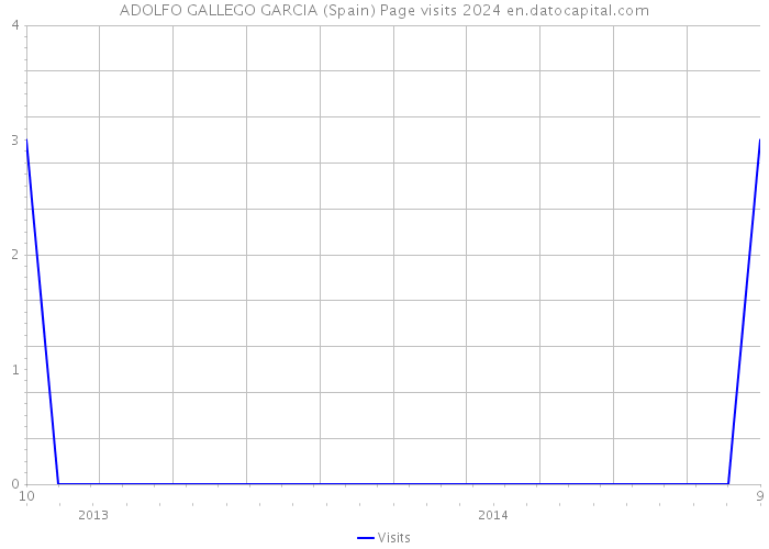 ADOLFO GALLEGO GARCIA (Spain) Page visits 2024 