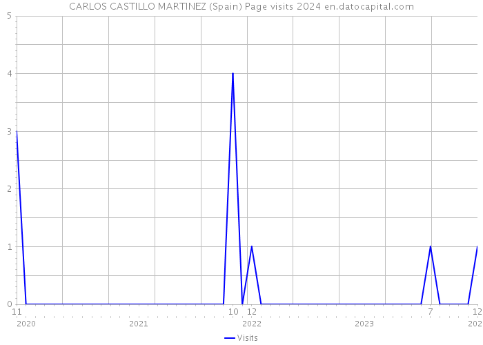 CARLOS CASTILLO MARTINEZ (Spain) Page visits 2024 