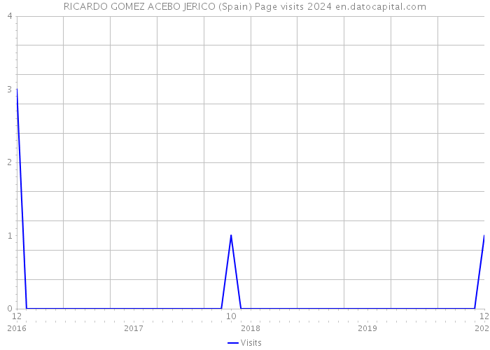 RICARDO GOMEZ ACEBO JERICO (Spain) Page visits 2024 