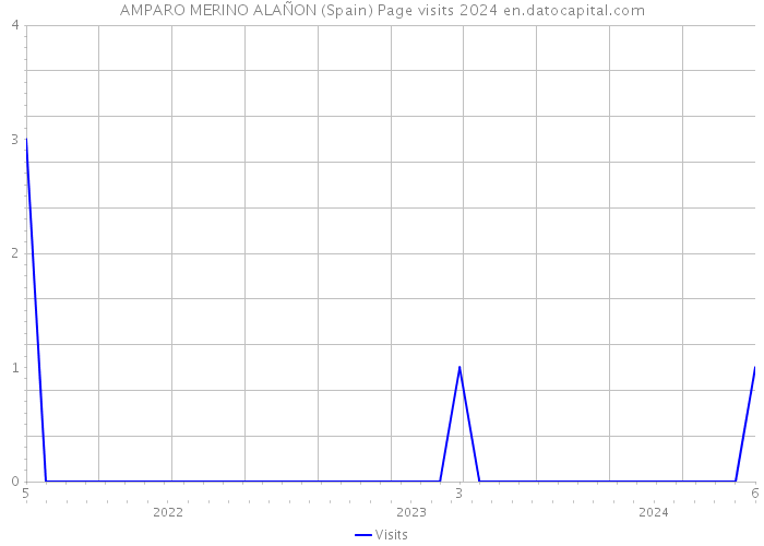 AMPARO MERINO ALAÑON (Spain) Page visits 2024 