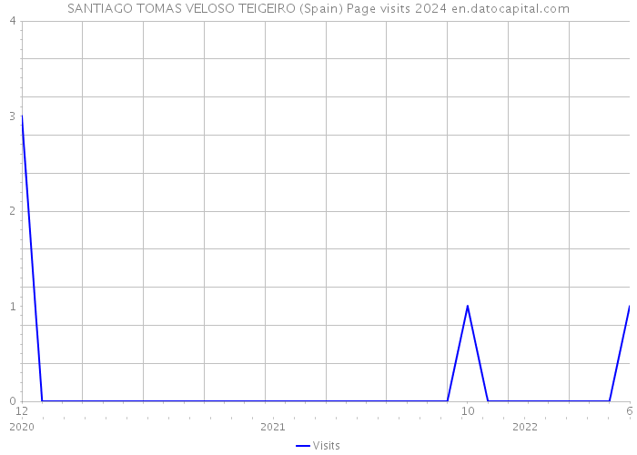 SANTIAGO TOMAS VELOSO TEIGEIRO (Spain) Page visits 2024 