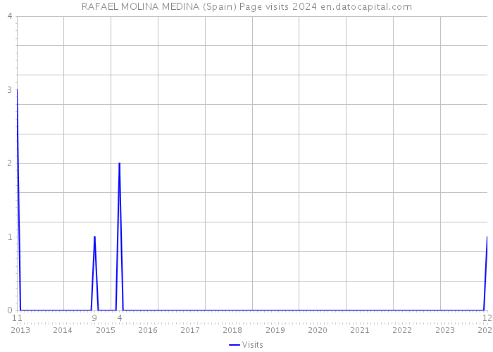 RAFAEL MOLINA MEDINA (Spain) Page visits 2024 