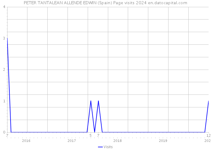 PETER TANTALEAN ALLENDE EDWIN (Spain) Page visits 2024 