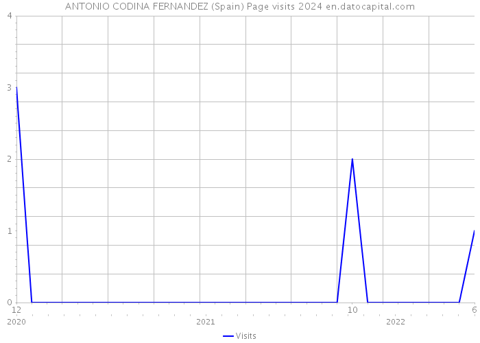 ANTONIO CODINA FERNANDEZ (Spain) Page visits 2024 