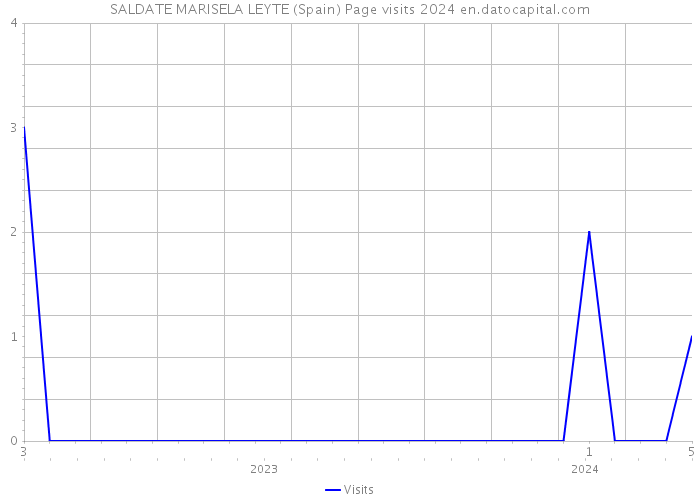 SALDATE MARISELA LEYTE (Spain) Page visits 2024 
