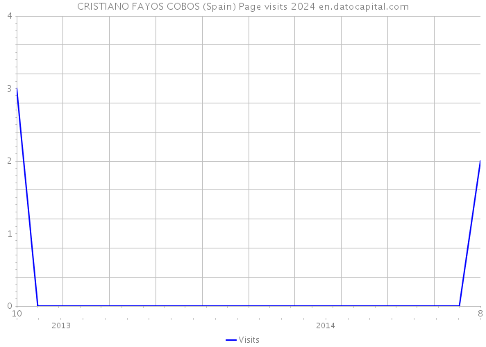 CRISTIANO FAYOS COBOS (Spain) Page visits 2024 