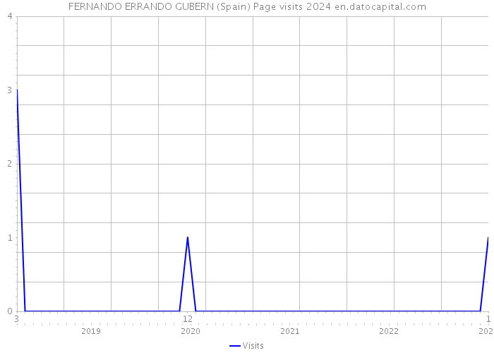 FERNANDO ERRANDO GUBERN (Spain) Page visits 2024 