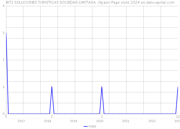 BITZ SOLUCIONES TURISTICAS SOCIEDAD LIMITADA. (Spain) Page visits 2024 