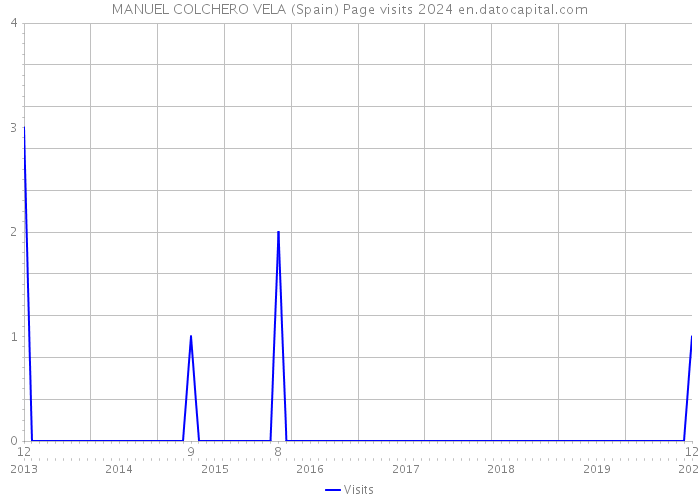 MANUEL COLCHERO VELA (Spain) Page visits 2024 