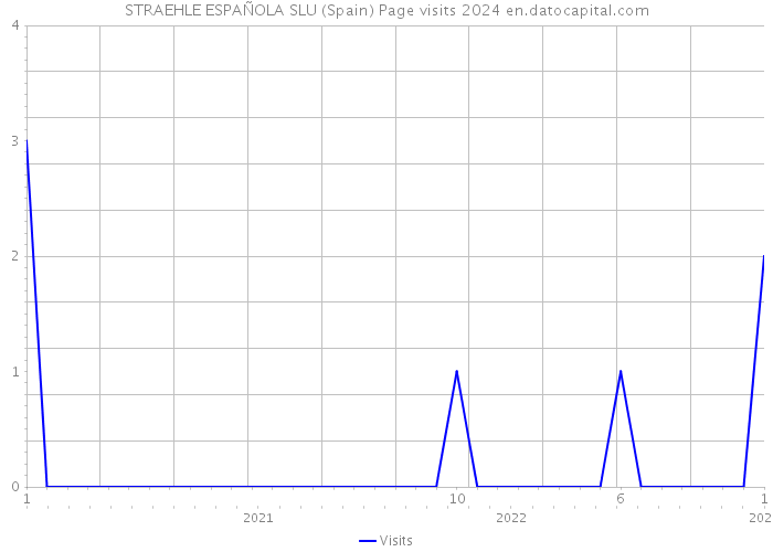 STRAEHLE ESPAÑOLA SLU (Spain) Page visits 2024 