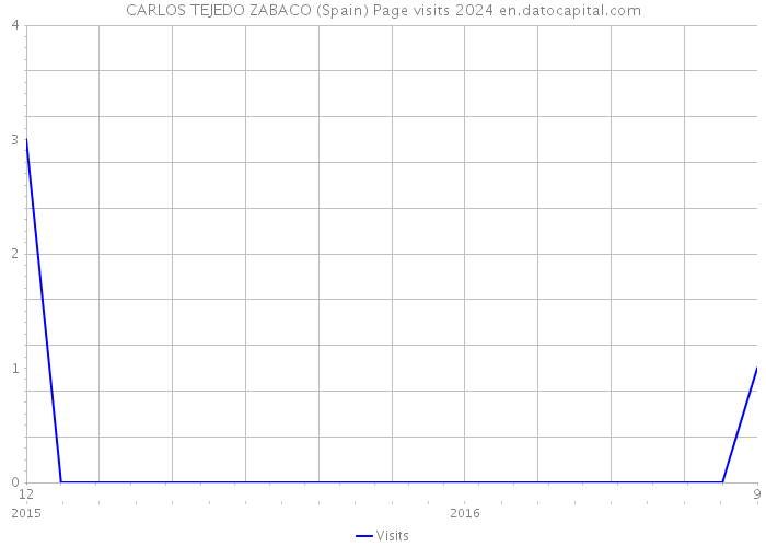 CARLOS TEJEDO ZABACO (Spain) Page visits 2024 