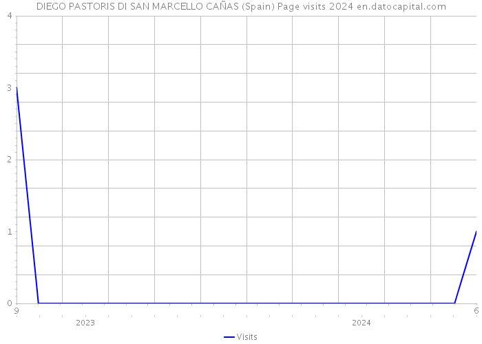 DIEGO PASTORIS DI SAN MARCELLO CAÑAS (Spain) Page visits 2024 