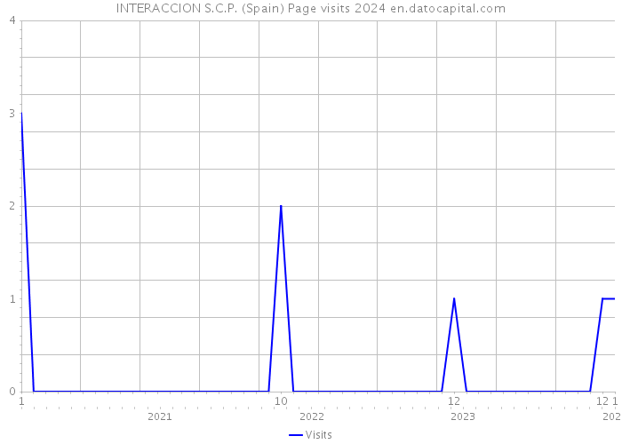 INTERACCION S.C.P. (Spain) Page visits 2024 