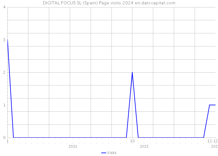 DIGITAL FOCUS SL (Spain) Page visits 2024 