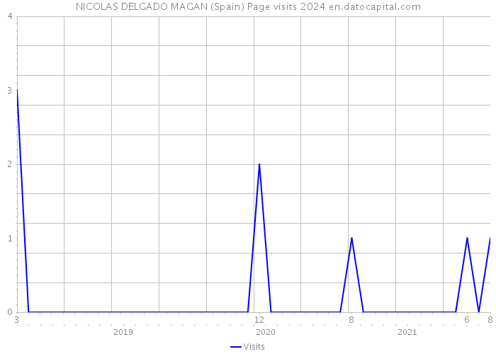 NICOLAS DELGADO MAGAN (Spain) Page visits 2024 