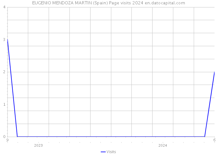 EUGENIO MENDOZA MARTIN (Spain) Page visits 2024 