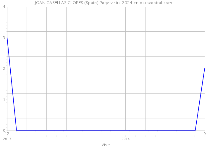 JOAN CASELLAS CLOPES (Spain) Page visits 2024 