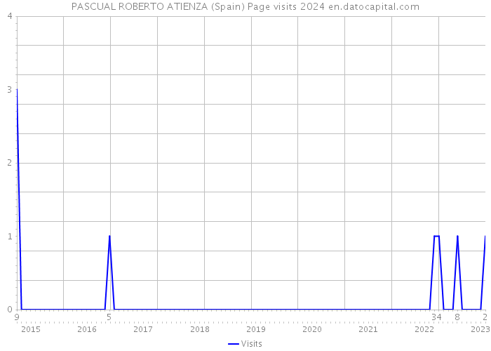 PASCUAL ROBERTO ATIENZA (Spain) Page visits 2024 