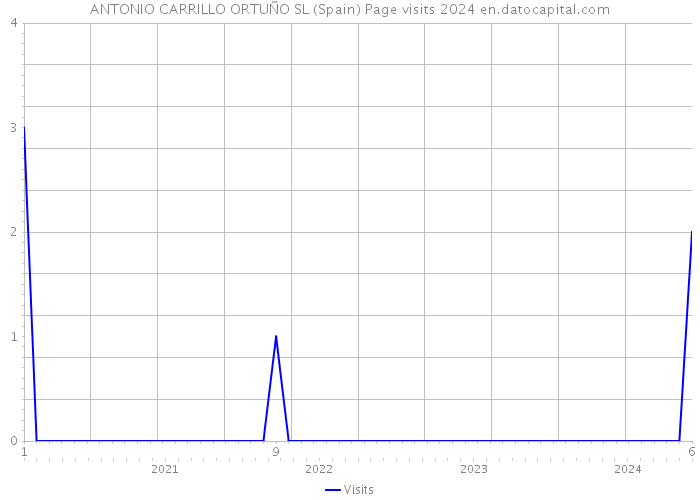 ANTONIO CARRILLO ORTUÑO SL (Spain) Page visits 2024 
