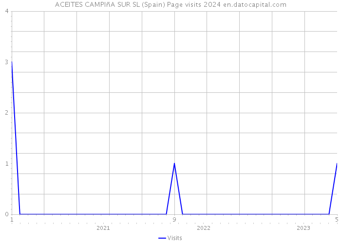 ACEITES CAMPIñA SUR SL (Spain) Page visits 2024 