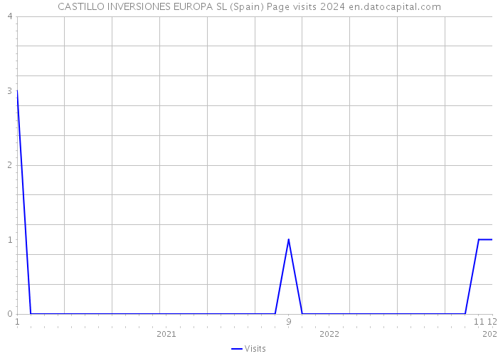CASTILLO INVERSIONES EUROPA SL (Spain) Page visits 2024 