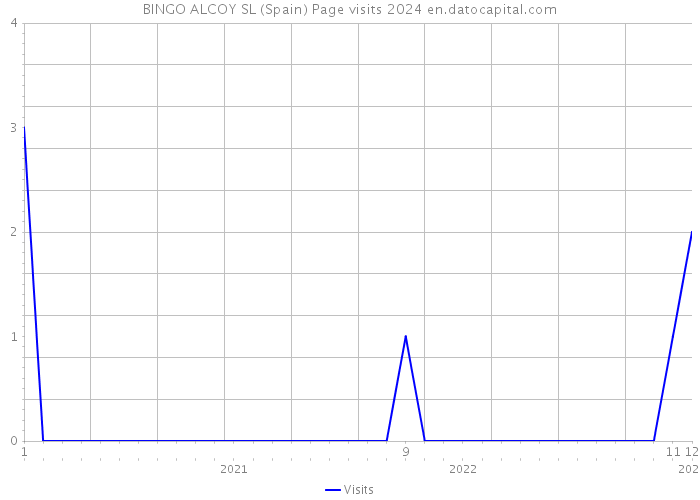 BINGO ALCOY SL (Spain) Page visits 2024 