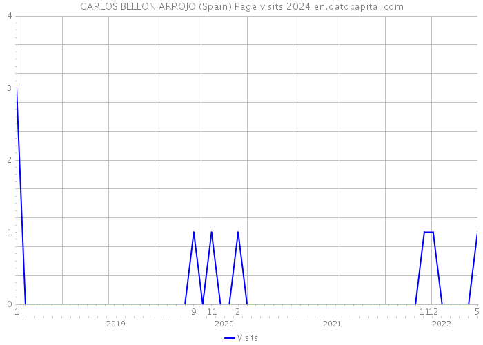 CARLOS BELLON ARROJO (Spain) Page visits 2024 