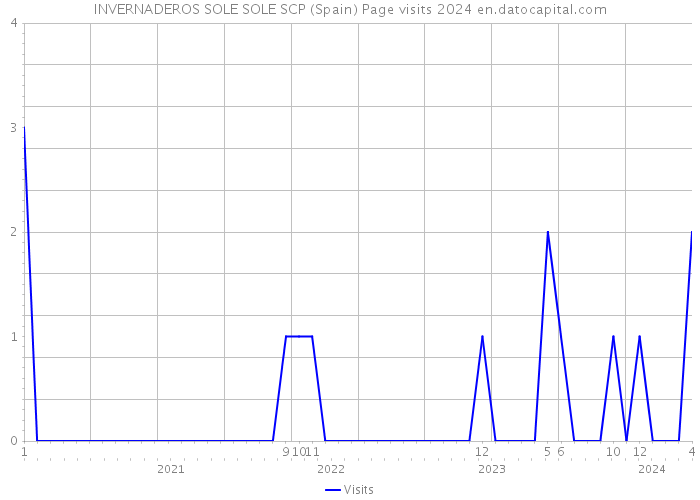 INVERNADEROS SOLE SOLE SCP (Spain) Page visits 2024 