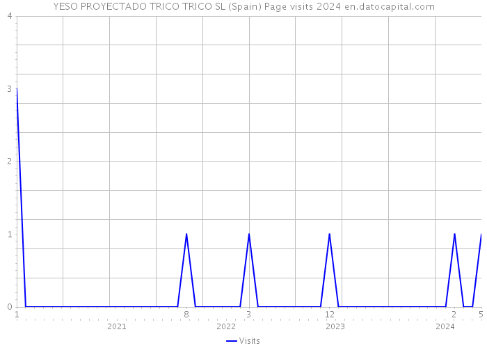 YESO PROYECTADO TRICO TRICO SL (Spain) Page visits 2024 