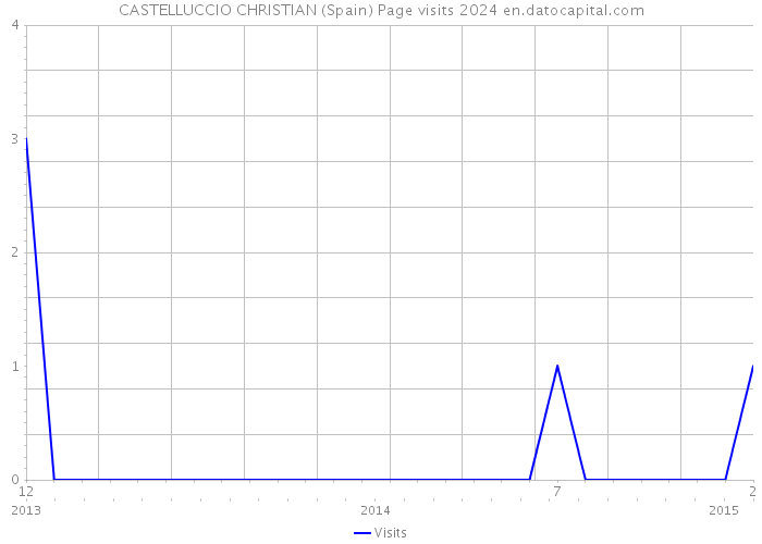 CASTELLUCCIO CHRISTIAN (Spain) Page visits 2024 