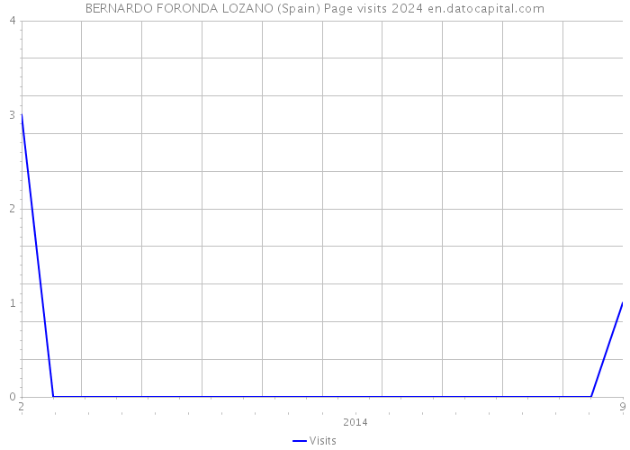 BERNARDO FORONDA LOZANO (Spain) Page visits 2024 