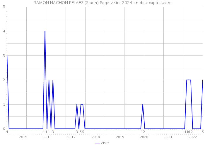 RAMON NACHON PELAEZ (Spain) Page visits 2024 