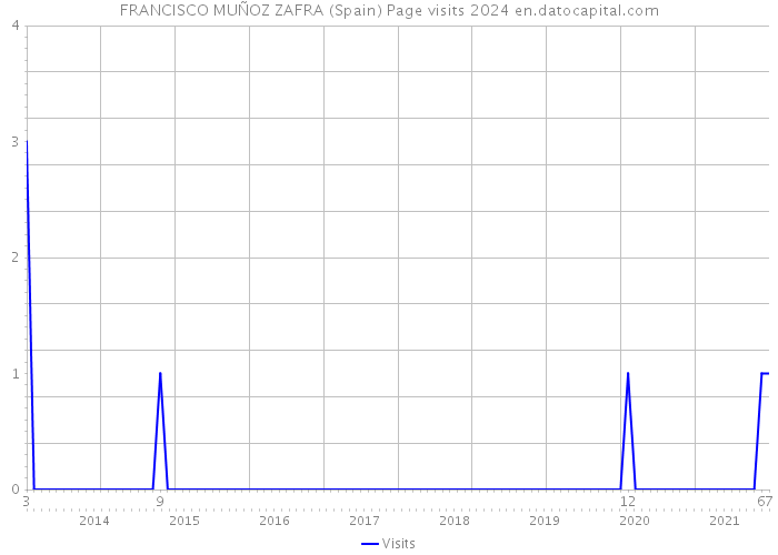 FRANCISCO MUÑOZ ZAFRA (Spain) Page visits 2024 