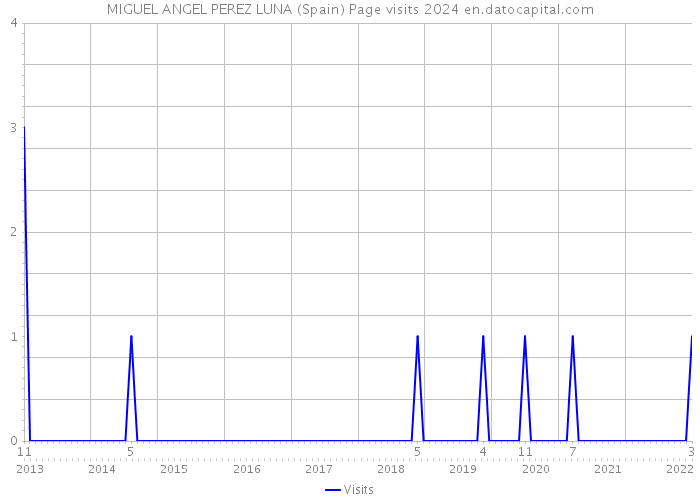 MIGUEL ANGEL PEREZ LUNA (Spain) Page visits 2024 