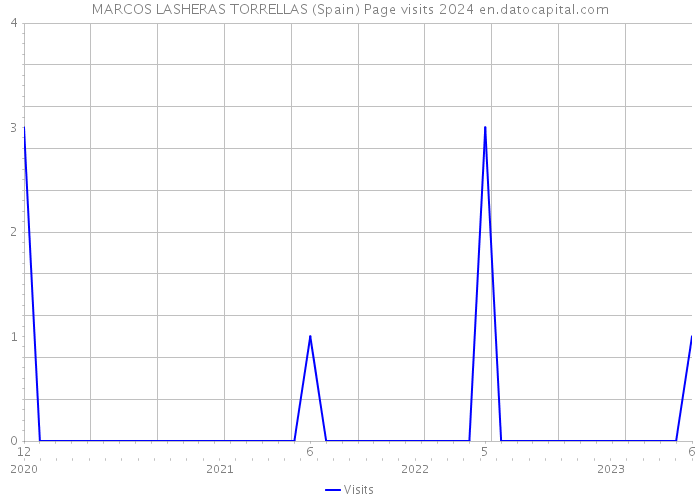 MARCOS LASHERAS TORRELLAS (Spain) Page visits 2024 
