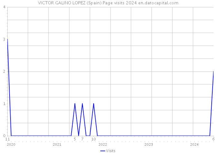 VICTOR GALINO LOPEZ (Spain) Page visits 2024 