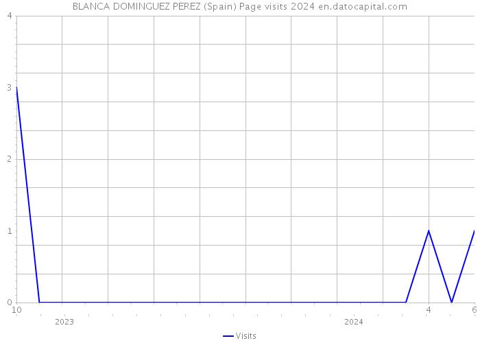 BLANCA DOMINGUEZ PEREZ (Spain) Page visits 2024 