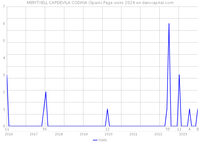 MERITXELL CAPDEVILA CODINA (Spain) Page visits 2024 