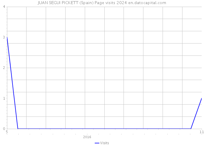 JUAN SEGUI PICKETT (Spain) Page visits 2024 
