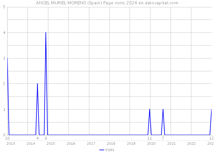 ANGEL MURIEL MORENO (Spain) Page visits 2024 
