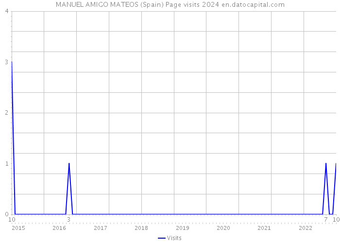 MANUEL AMIGO MATEOS (Spain) Page visits 2024 