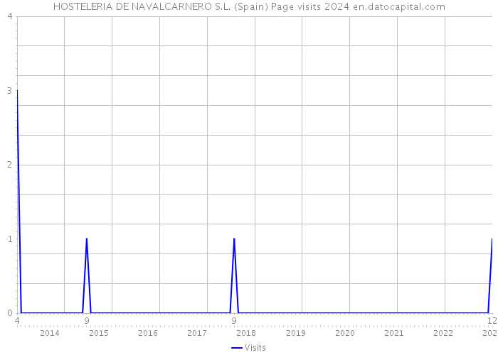 HOSTELERIA DE NAVALCARNERO S.L. (Spain) Page visits 2024 