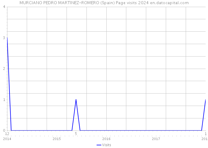 MURCIANO PEDRO MARTINEZ-ROMERO (Spain) Page visits 2024 