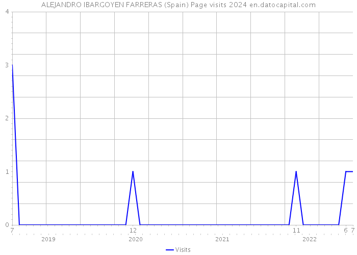 ALEJANDRO IBARGOYEN FARRERAS (Spain) Page visits 2024 