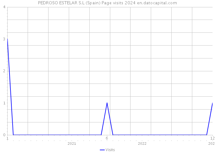 PEDROSO ESTELAR S.L (Spain) Page visits 2024 