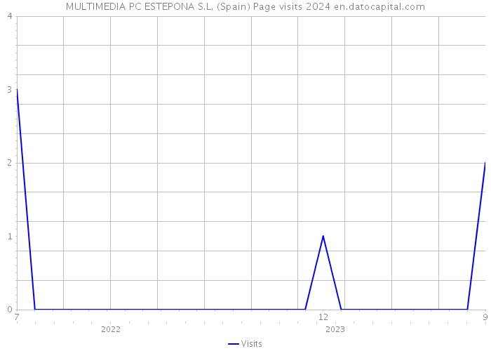 MULTIMEDIA PC ESTEPONA S.L. (Spain) Page visits 2024 