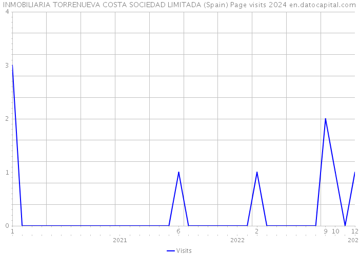 INMOBILIARIA TORRENUEVA COSTA SOCIEDAD LIMITADA (Spain) Page visits 2024 